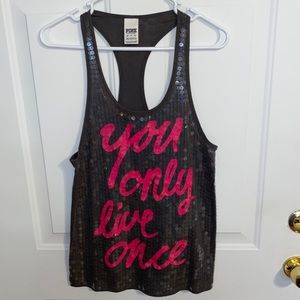 🌸PINK SEQUIN TANK TOP🌸